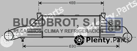 Bugobrot 40-MS4295 — Radiator, engine cooling