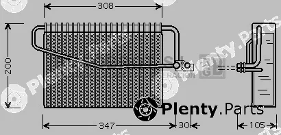 Bugobrot 70-MSV329 — Evaporator, air conditioning