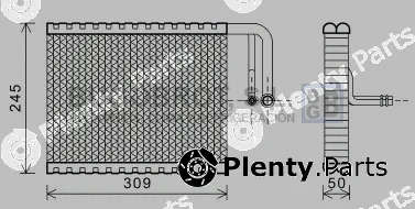 Bugobrot 70-BWV402 — Evaporator, air conditioning