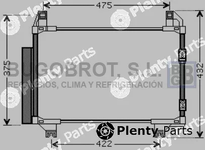 Bugobrot 62-TO5413 — Condenser, air conditioning