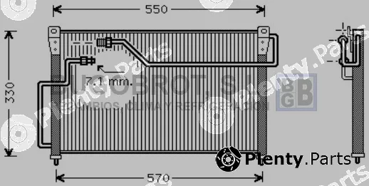Bugobrot 62-MZ5107 — Condenser, air conditioning