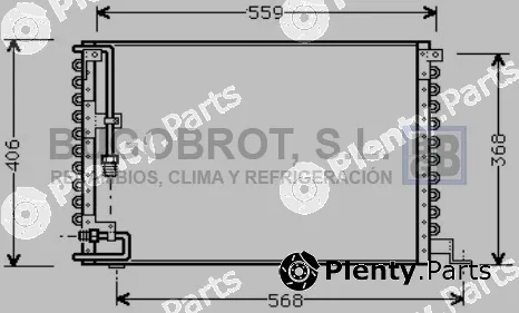 Bugobrot 62-VO5073 — Condenser, air conditioning
