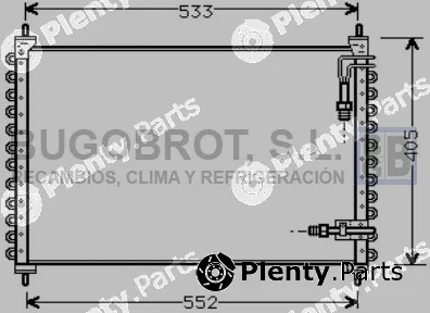 Bugobrot 62-VO5075 — Condenser, air conditioning