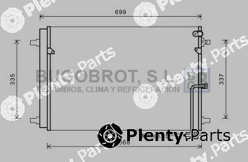 Bugobrot 62-AI5368 — Condenser, air conditioning