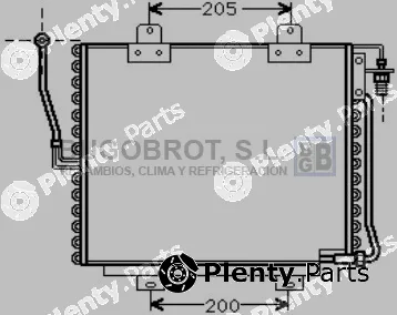 Bugobrot 62-RT5179 — Condenser, air conditioning