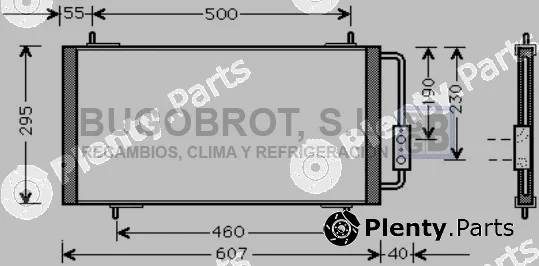 Bugobrot 62-AU5147 — Condenser, air conditioning
