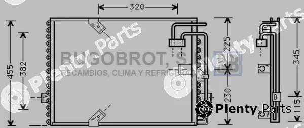 Bugobrot 62-BW5187 — Condenser, air conditioning