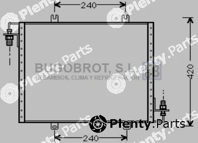 Bugobrot 62-RT5175 — Condenser, air conditioning