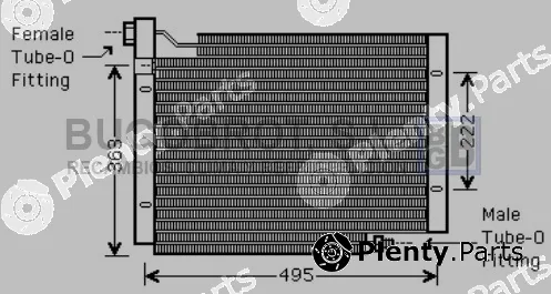 Bugobrot 62-JE5004 — Condenser, air conditioning