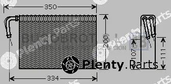 Bugobrot 70-BWV305 — Evaporator, air conditioning
