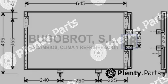 Bugobrot 62-TO5226 — Condenser, air conditioning