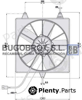 Bugobrot 18-09098 — Fan, engine cooling