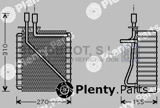 Bugobrot 70-FDV456 — Evaporator, air conditioning