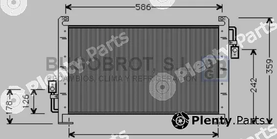 Bugobrot 62-CR5015 — Condenser, air conditioning