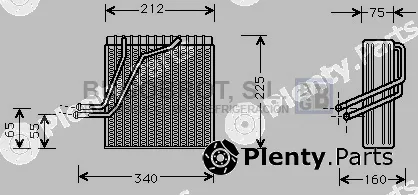 Bugobrot 70-VWV030 — Evaporator, air conditioning