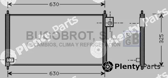 Bugobrot 62-HD5111 — Condenser, air conditioning