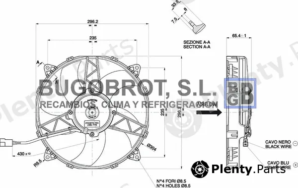 Bugobrot 18-9083 — Fan, engine cooling