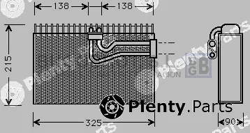 Bugobrot 70-AIV010 — Evaporator, air conditioning