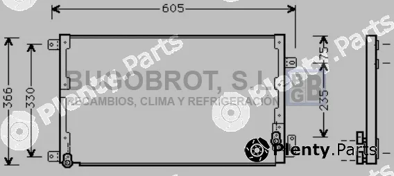Bugobrot 62-LC5071 — Condenser, air conditioning