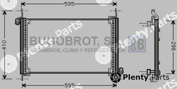 Bugobrot 62-FT5237 — Condenser, air conditioning