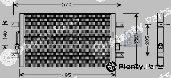 Bugobrot 62-FT5240 — Condenser, air conditioning
