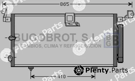 Bugobrot 62-TO5384 — Condenser, air conditioning