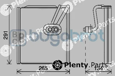 Bugobrot 70-KAV292 — Evaporator, air conditioning