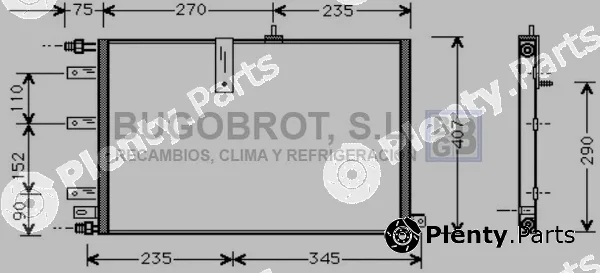 Bugobrot 62-SB5034 — Condenser, air conditioning