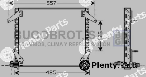 Bugobrot 62-DN5272 — Condenser, air conditioning