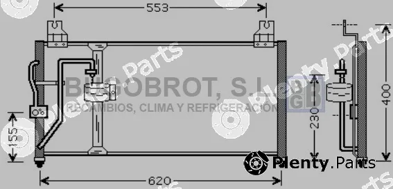 Bugobrot 62-KA5094 — Condenser, air conditioning