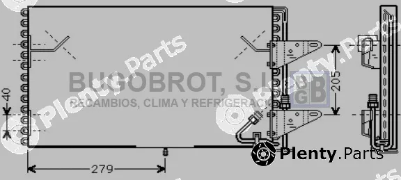Bugobrot 62-BW5200 — Condenser, air conditioning