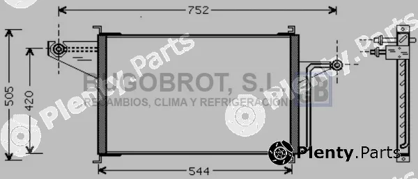 Bugobrot 62-FD5305 — Condenser, air conditioning
