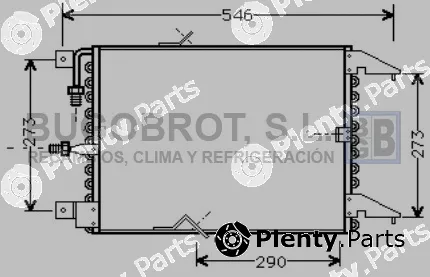Bugobrot 62-BW5174 — Condenser, air conditioning