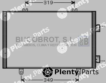 Bugobrot 62-RT5349 — Condenser, air conditioning