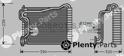 Bugobrot 70-AIV146 — Evaporator, air conditioning