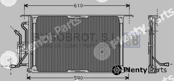 Bugobrot 62-FD5258 — Condenser, air conditioning