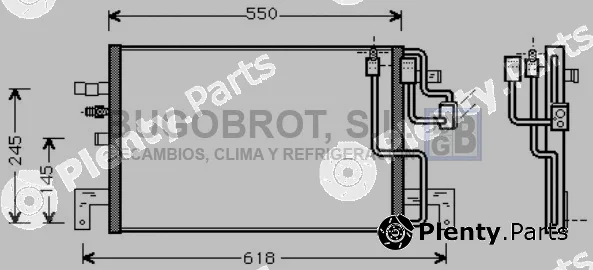 Bugobrot 62-SB5048 — Condenser, air conditioning
