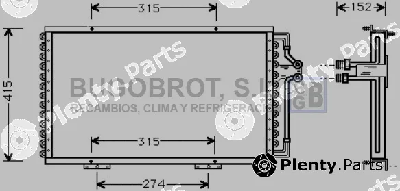 Bugobrot 62-RT5214 — Condenser, air conditioning