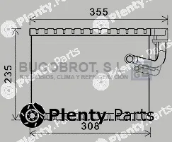 Bugobrot 70-AIV326 — Evaporator, air conditioning