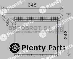 Bugobrot 70-FDV491 — Evaporator, air conditioning