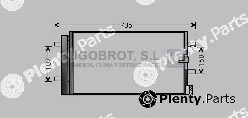Bugobrot 62-AI5352 — Condenser, air conditioning