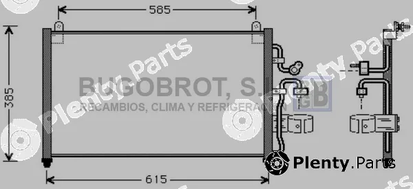 Bugobrot 62-DW5013 — Condenser, air conditioning