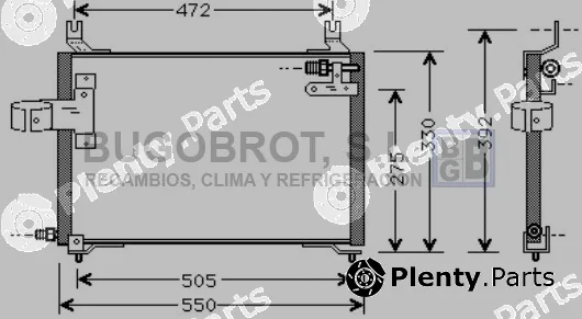 Bugobrot 62-KA5006 — Condenser, air conditioning