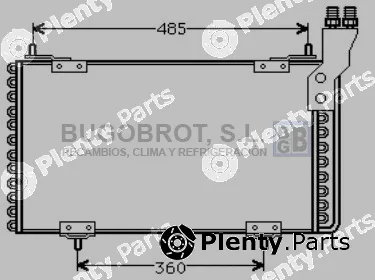 Bugobrot 62-CN5096 — Condenser, air conditioning