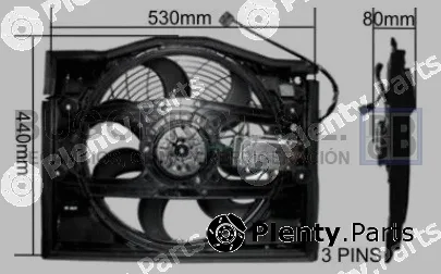 Bugobrot 18-BM1010 — Fan, engine cooling