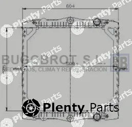 Bugobrot 40-DF0006 — Radiator, engine cooling