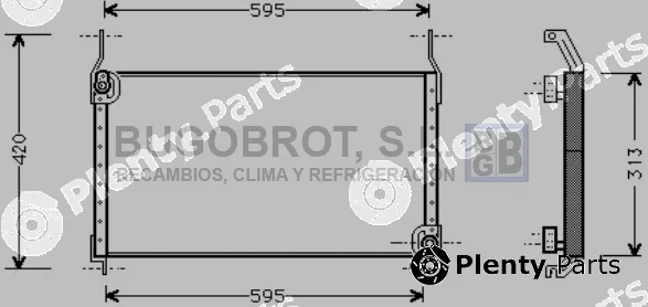 Bugobrot 62-FT5172 — Condenser, air conditioning