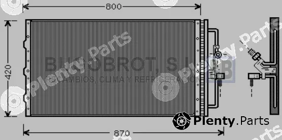Bugobrot 62-OL5267 — Condenser, air conditioning