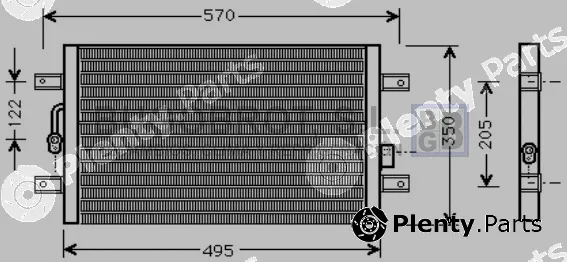 Bugobrot 62-FT5196 — Condenser, air conditioning