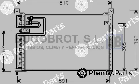 Bugobrot 62-AU5113 — Condenser, air conditioning